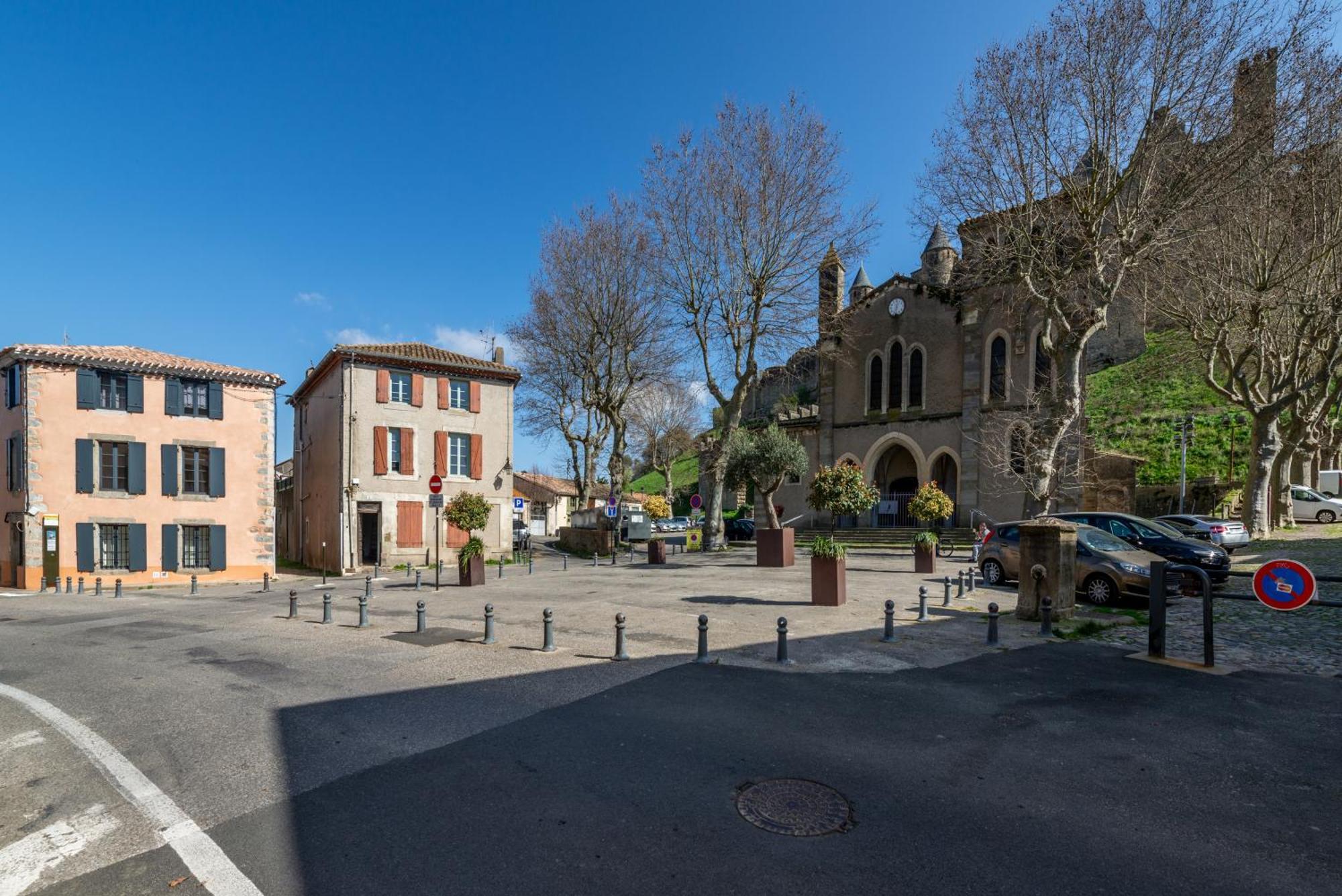 Les Gites De Laure - L'Or Vert, Appartement Avec Vue Sur Le Chateau, Parking Prive, Climatisation, Netflix, A 160 M De La Cite Medievale Carcasona Exterior foto