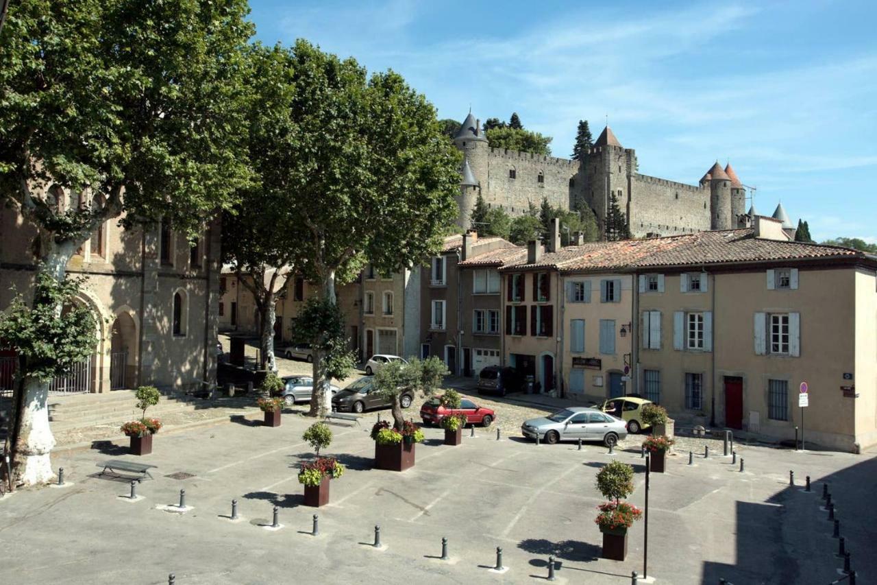 Les Gites De Laure - L'Or Vert, Appartement Avec Vue Sur Le Chateau, Parking Prive, Climatisation, Netflix, A 160 M De La Cite Medievale Carcasona Exterior foto